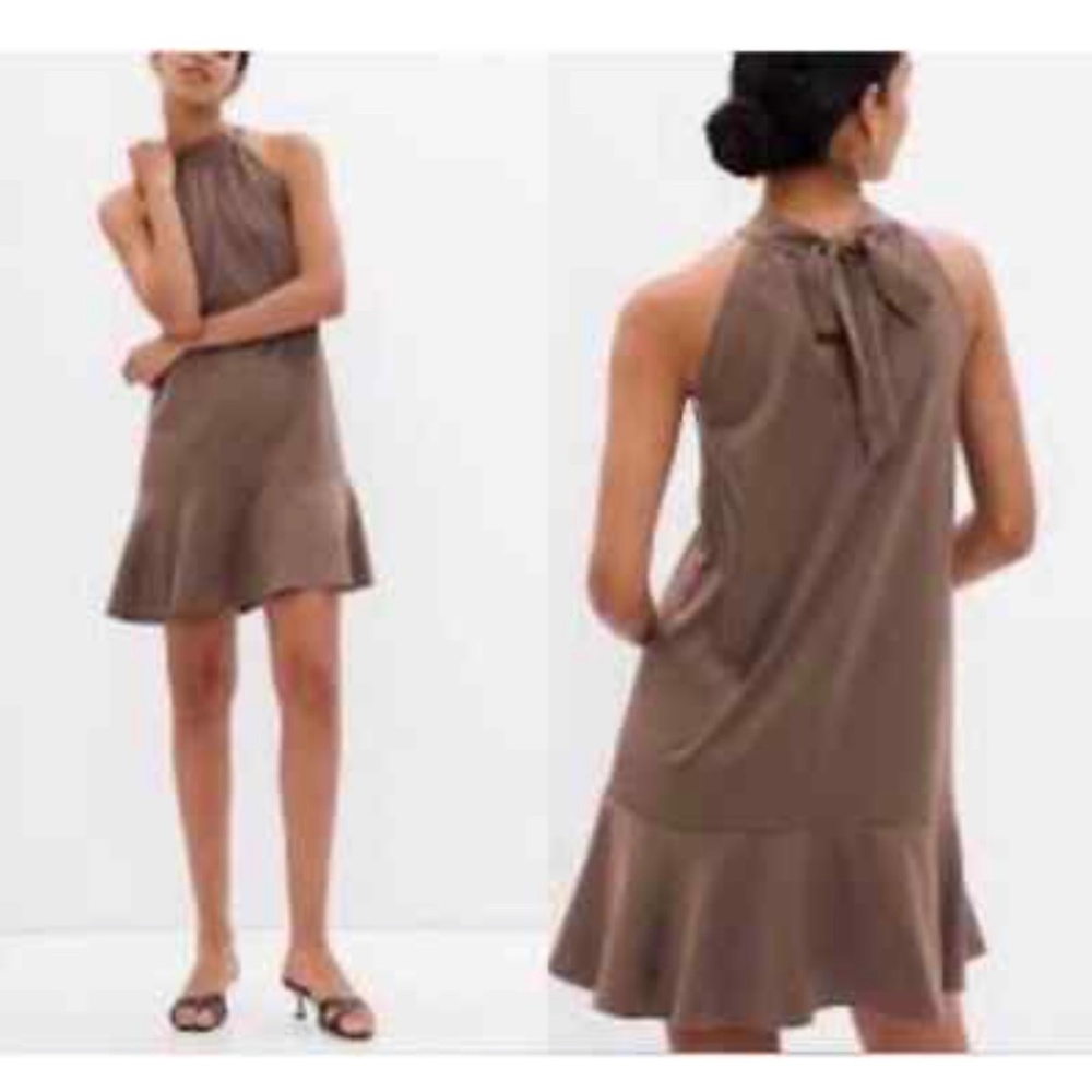 GAP Tie Back Halter Mini Dress NWT